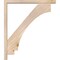 Ekena Millwork Imperial Block Smooth Bracket w/ Offset Brace, Douglas Fir, 3 1/2"W x 26"D x 30"H BKT0402X26X30IMP05SDF - alternate 2